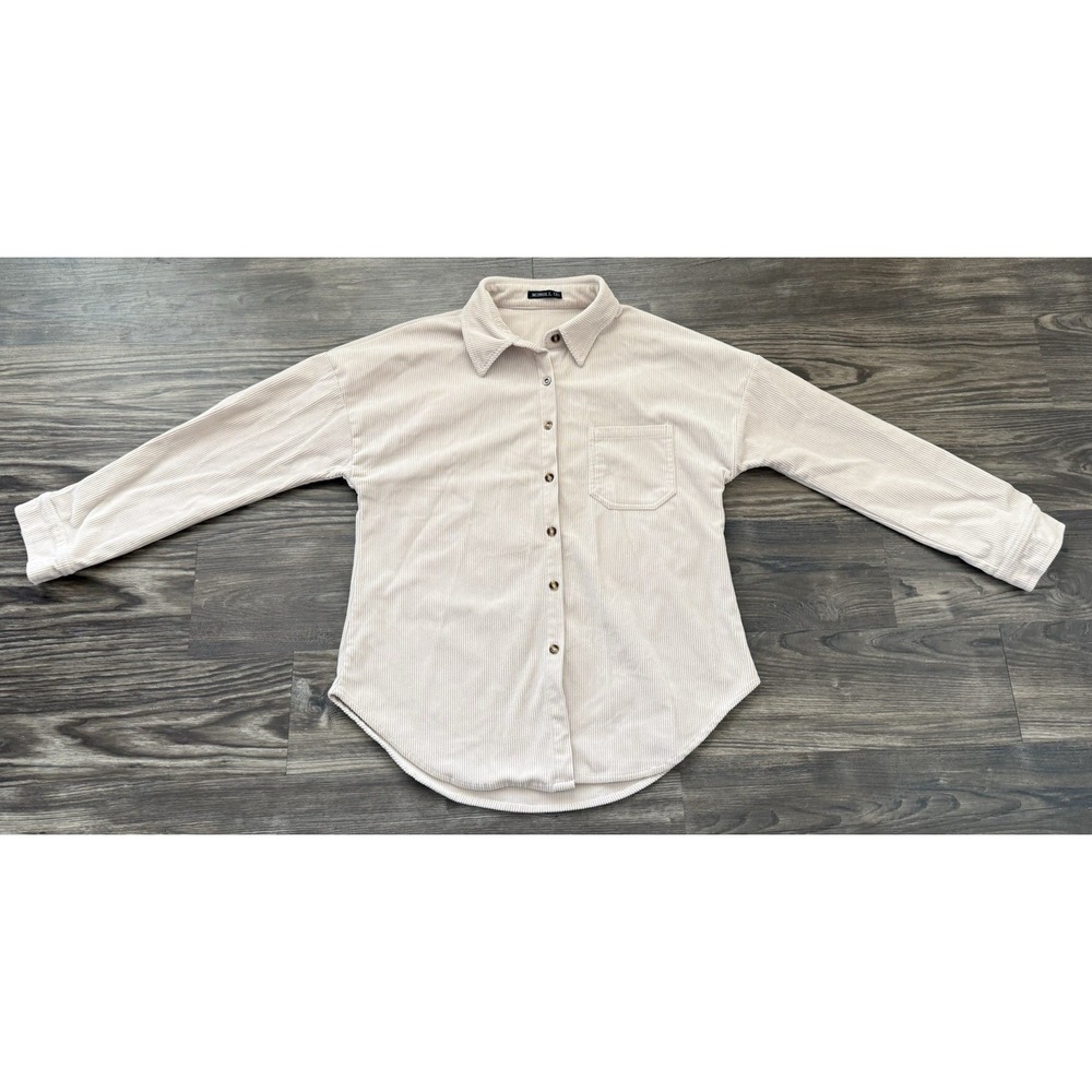 corduroy button shirt Shacket Barn Coat Soft  Clean Girl Cottagecore Coastal GMA